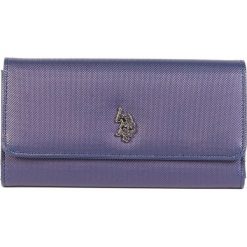 U.S. POLO ASSN. portfel damski Portsmouth Large Flap, niebieski. Niebieskie portfele damskie U.S. Polo Assn., bez wzorów. Za 209,00 zł.