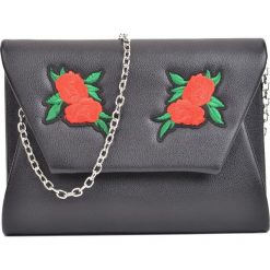 Mangotti torebka crossbody czarna. Czarne torebki klasyczne damskie Mangotti, bez wzorów, bez dodatków. Za 169,00 zł.