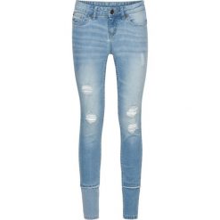 Jeansy damskie: Dżinsy Super Skinny bonprix niebieski bleached