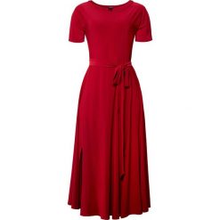 Max Mara Leisure GERONA Długa sukienka red. Czerwone sukienki damskie marki Max Mara Leisure, m, bez wzorów, z elastanu, bez kołnierzyka, z długim rękawem, długie, maxi. Za 889,00 zł.