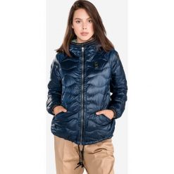 Blauer Kurtka Niebieski Zielony. Niebieskie kurtki damskie Blauer, s, bez wzorów, z materiału. Za 1394,95 zł.