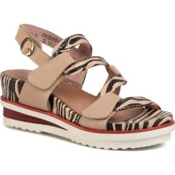Sandały LAURA VITA - Dicezeo 06 SL16312-6A Beige. Brązowe klapki damskie LAURA VITA, bez wzorów, ze skóry, bez obcasa, na obcasie. Za 379,00 zł.