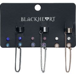 Kolczyki damskie: Blackheart Ear Cuff Diamond Kolczyki – Earpin standard