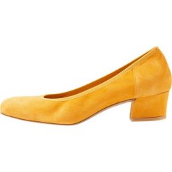 Buty ślubne damskie: PERLATO Czółenka saffron
