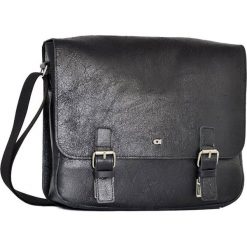 DAAG Jazzy Wanted 10 czarna torba skórzana unisex listonoszka przez ramię - Czarny. Czarne torby męskie skórzane daag, ze skóry. Za 297,99 zł.