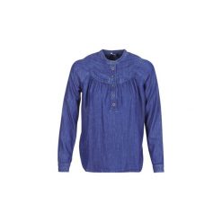 Bluzki Pepe jeans ALICIA. Niebieskie bluzki damskie Pepe Jeans, s, bez wzorów, z jeansu, bez kołnierzyka, bez rękawów. Za 244,30 zł.
