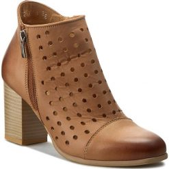 Botki ANN MEX - 7858 12RN Rudy. Czarne buty zimowe damskie marki Ann Mex, ze skóry. W wyprzedaży za 249,00 zł.