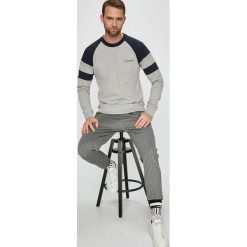 Jack & Jones - Bluza. Szare bejsbolówki męskie Jack & Jones, l, z nadrukiem, z bawełny, bez kaptura. W wyprzedaży za 139,90 zł.