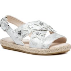 Espadryle UGG - T Allairey Stars 1108949T Slvr. Szare sandały dziewczęce Ugg, z tworzywa sztucznego, bez zapięcia. Za 259,00 zł.