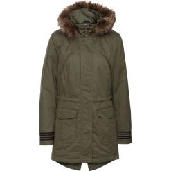 Kurtka parka bonprix ciemnooliwkowy. Zielone kurtki damskie marki bonprix. Za 189,99 zł.