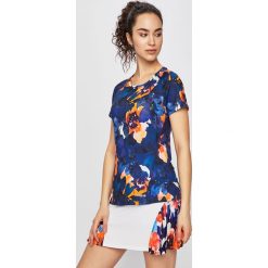 Desigual Sport - Top. Niebieskie topy damskie marki Desigual Sport, s, bez wzorów, z elastanu, z okrągłym kołnierzem. Za 179,90 zł.