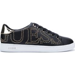 Guess Cater Tenisówki Czarny. Czarne trampki i tenisówki damskie Guess, z aplikacjami, z materiału, bez zapięcia. Za 364,95 zł.