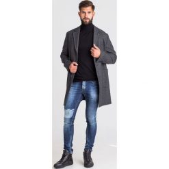 PŁASZCZ WODAN Joop! Collection. Szare płaszcze męskie Joop! Collection, m, z aplikacjami, z wełny, bez kaptura. Za 929,40 zł.