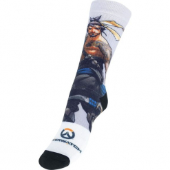 Overwatch Hanzo & Genji Skarpetki wielokolorowy. Szare skarpetki męskie Overwatch. Za 42,90 zł.
