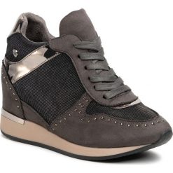 Sneakersy XTI - 48636 Grey. Szare półbuty damskie Xti, ze skóry ekologicznej. W wyprzedaży za 209,00 zł.