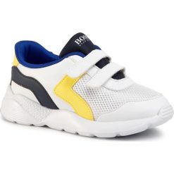 Sneakersy BOSS - J09130 D White/Yellow N05. Białe trampki chłopięce Boss, na rzepy. Za 369,00 zł.