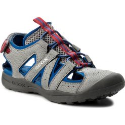 Sandały GEOX - J Vaniett B.A J825XA 015CE C0069 S Grey/Royal. Szare sandały chłopięce marki Geox, z materiału. Za 219,00 zł.