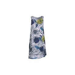 Sukienki krótkie Desigual IOWAS. Niebieskie sukienki damskie Desigual, bez wzorów, bez kołnierzyka, z krótkim rękawem, krótkie, mini. Za 399,00 zł.
