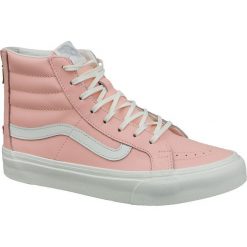 Vans Sk8-Hi Slim Zip VXH8JMZ 39 Różowe. Różowe buty sportowe damskie Vans, bez wzorów, ze skóry, sportowe, vans sk8. W wyprzedaży za 229,99 zł.