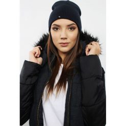 Czapka zimowa Beanie Navy. Niebieskie czapki męskie Edward Orlovski, na zimę, bez wzorów. Za 39,00 zł.