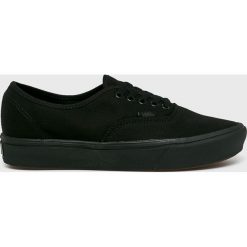 Vans - Tenisówki Comfycush Authent. Czarne trampki męskie Vans, bez wzorów, z gumy, na sznurówki. W wyprzedaży za 199,90 zł.