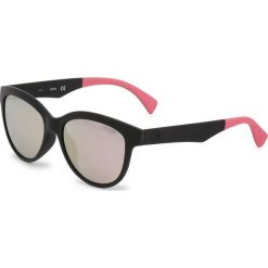 Guess Jeans - Okulary GU7433. Czarne okulary przeciwsłoneczne damskie Guess Jeans, okrągłe. Za 499,90 zł.