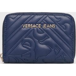 Versace Jeans - Portfel. Niebieskie portfele damskie Versace Jeans, bez wzorów, z poliesteru. W wyprzedaży za 199,90 zł.