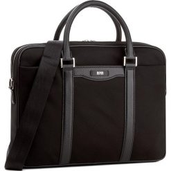 Torba na laptopa BOSS - Signature L S 50311763 Black 001. Czarne plecaki męskie marki Boss. W wyprzedaży za 979,00 zł.