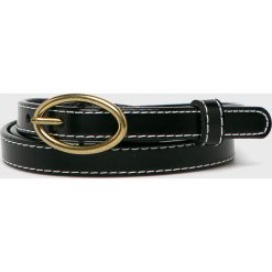 Answear - Pasek skórzany. Czerwone paski damskie ANSWEAR, w paski, ze skóry. W wyprzedaży za 29,90 zł.