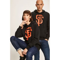 47brand - Bluza. Czarne bluzy damskie 47brand, s, z nadrukiem, z bawełny. W wyprzedaży za 189,90 zł.