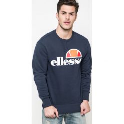 Ellesse - Bluza. Szare bluzy męskie Ellesse, s, z nadrukiem, z bawełny, z okrągłym kołnierzem, bez rękawów, bez kaptura. W wyprzedaży za 149,90 zł.
