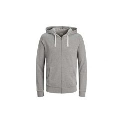 Bluzy Jack Jones 12136884 HOLMEN. Szare bluzy męskie Jack & Jones, s, bez wzorów, bez kołnierzyka, bez rękawów, bez kaptura. Za 92,18 zł.
