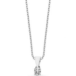 RABAT Wisiorek Złoty - złoto 585, Brylant 0,05ct. Żółte zawieszki damskie z brylantem, złote. W wyprzedaży za 369,00 zł.