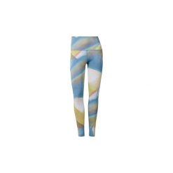 Legginsy i Rajstopy Reebok Sport Legginsy Yoga Lux Bold High-Rise. Niebieskie rajstopy damskie Reebok Sport, bez wzorów. Za 160,30 zł.