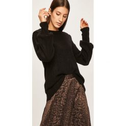 Answear - Sweter. Czarne swetry damskie ANSWEAR, s, bez wzorów, z wełny, bez rękawów, bez kaptura. W wyprzedaży za 69,90 zł.