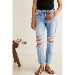 Mango - Jeansy Relaxed. Niebieskie boyfriendy damskie Mango. Za 139,90 zł.
