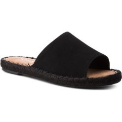 Espadryle TOMS - Clarita 10011822 Black Suede. Czarne espadryle damskie Toms, bez wzorów, ze skóry, bez obcasa. W wyprzedaży za 219,00 zł.