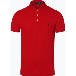 Polo Ralph Lauren - Męska koszulka polo – Slim fit, czerwony. Czerwone koszulki męskie Polo Ralph Lauren, m, bez wzorów, z bawełny, eleganckie, bez rękawów. Za 499,95 zł.