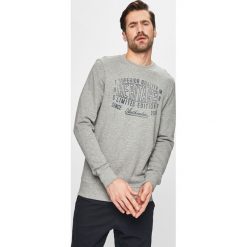 Produkt by Jack & Jones - Bluza. Szare bluzy męskie PRODUKT by Jack & Jones, s, z nadrukiem, z bawełny, z okrągłym kołnierzem, bez rękawów, bez kaptura. W wyprzedaży za 49,90 zł.