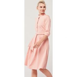 Sukienka Aglaia dusty pink 36 różowy. Różowe sukienki damskie s, z bawełny, rozkloszowane. Za 397,00 zł.
