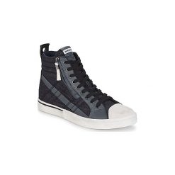 Buty Diesel D-VELOWS MID LACE. Niebieskie trampki męskie Diesel, bez wzorów, bez zapięcia. Za 559,20 zł.