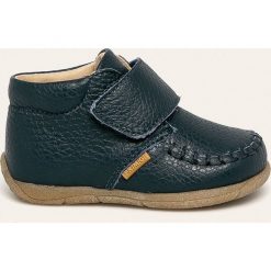 Primigi - Buty dziecięce. Niebieskie trampki chłopięce Primigi, bez wzorów, ze skóry, sportowe, bez zapięcia. Za 239,90 zł.