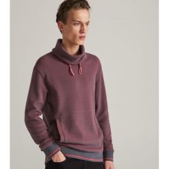 Bluza z kominowym kołnierzem - Pomarańczowy. Pomarańczowe bluzy męskie Reserved, s, bez wzorów, bez kołnierzyka, bez rękawów, bez kaptura. W wyprzedaży za 69,99 zł.