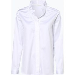 Eterna Comfort Fit - Bluzka damska, czarny. Czarne bluzki damskie marki Eterna Comfort Fit, bez wzorów, eleganckie, z falbankami, bez rękawów. Za 349,95 zł.