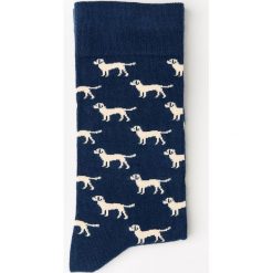 Skarpety dogs granatowy 0002. Niebieskie skarpetki męskie Recman. Za 19,00 zł.