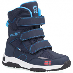 Trollkids Buty Zimowe Dzięcięce Lofoten Navy/Medium Blue 38. Niebieskie buciki niemowlęce Trollkids, na zimę. Za 205,00 zł.