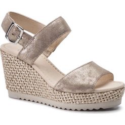 Espadryle GABOR - 25.790.62 Mushel. Żółte espadryle damskie Gabor, bez wzorów, ze skóry, bez obcasa, na obcasie. Za 449,00 zł.