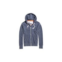 Bluzy Superdry Orange Label Ziphood. Niebieskie bluzy męskie Superdry, s, bez wzorów, bez kołnierzyka, bez rękawów, bez kaptura. Za 348,62 zł.