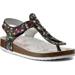 Sandały MAGIC LADY - CS17007-2 Czarny. Czarne sandały dziewczęce marki Magic Lady, ze skóry ekologicznej, bez zapięcia. Za 59,99 zł.