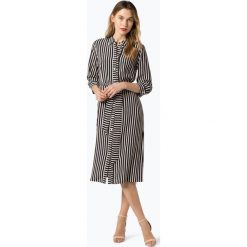 S.Oliver BLACK LABEL - Sukienka damska, czarny. Czarne sukienki damskie s.Oliver BLACK LABEL, s, w paski, z falbankami, bez rękawów, koszulowe. Za 399,95 zł.